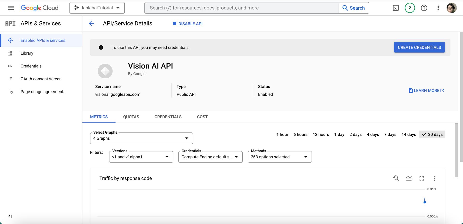 api settings