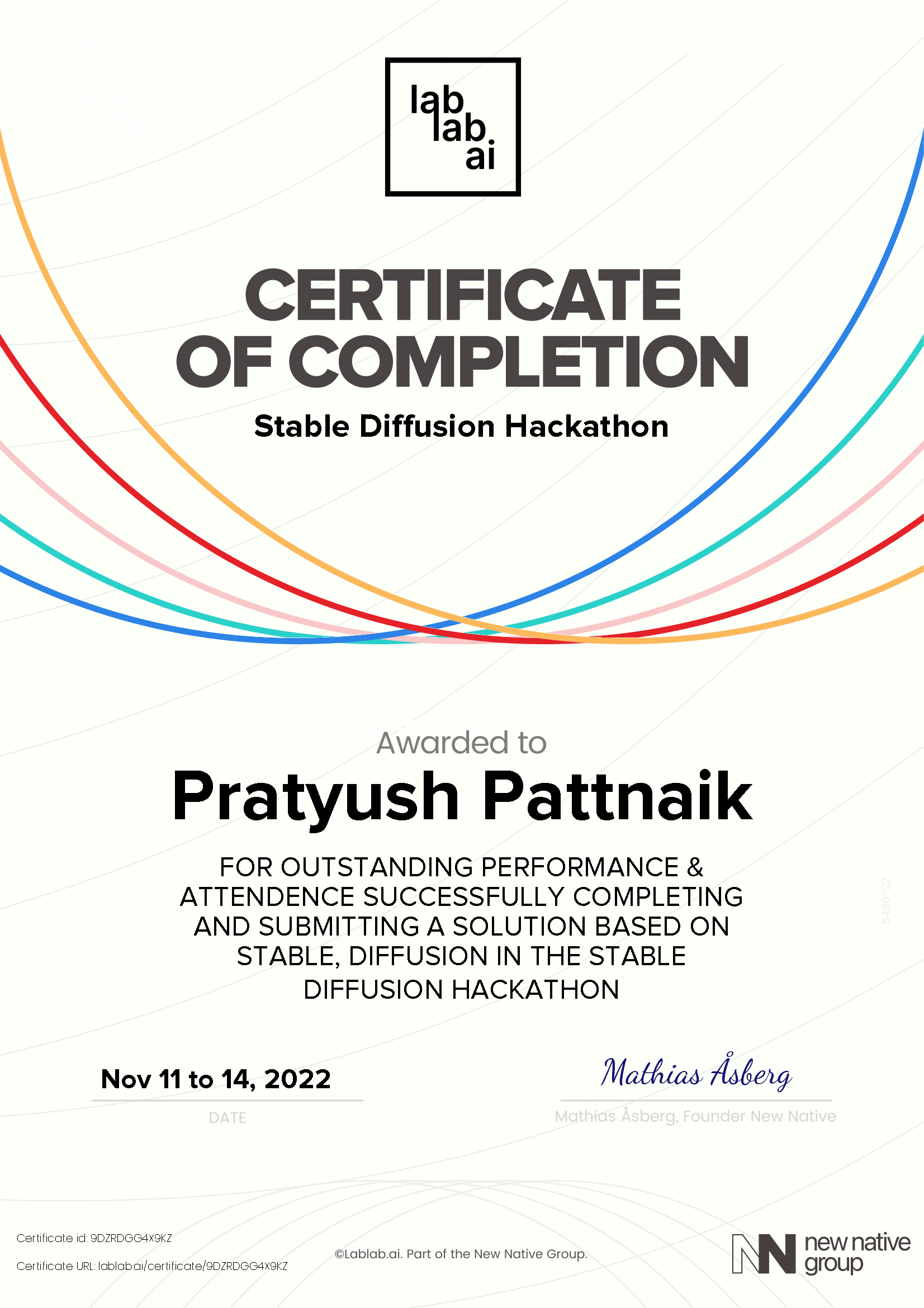 personal certificate